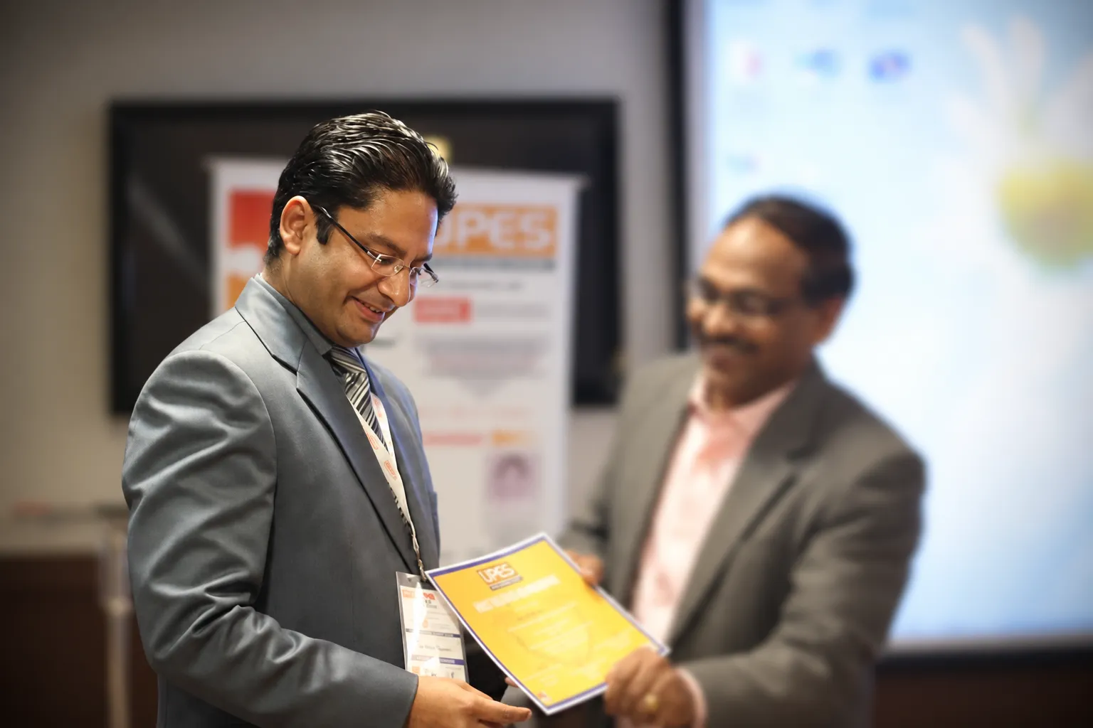 Nitin Bhamri receiving professional recognition